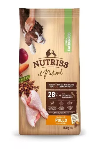 NUTRISS NATURAL CACHORRO POLLO * 15kg