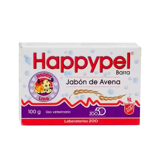 HAPPYPEL JABON DE AVENA 100 GR