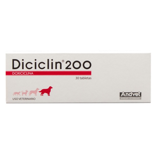 DICICLIN 200 CAJA * 30 TB