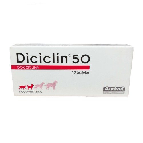 DICICLIN 50 MG CAJA X 10 TB