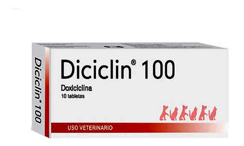 DICICLIN 100 CAJA * 10 TB