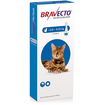 BRAVECTO STOP ON CAT  2,8 - 6,2 KG